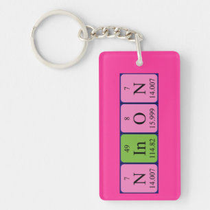 Ninon periodic table name keyring