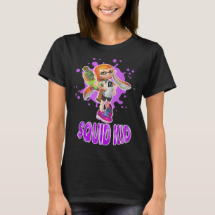 Nintendo Splatoon Squid Kid Pink Splat Graphic T S T-Shirt