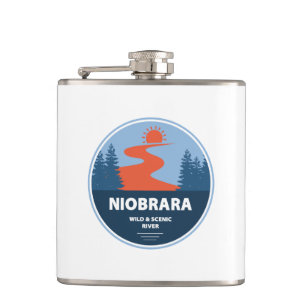 Niobrara Wild And Scenic River Nebraska Hip Flask