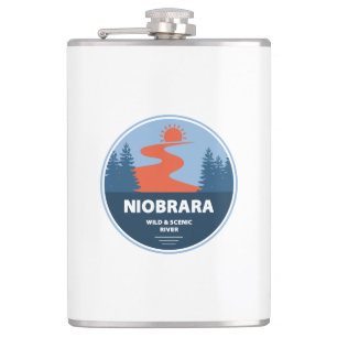 Niobrara Wild And Scenic River Nebraska Hip Flask