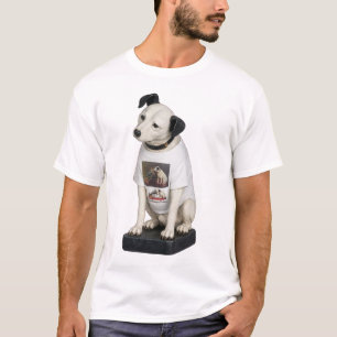 Nipper RCA Victor Dog Wearing Nipper T-Shirt