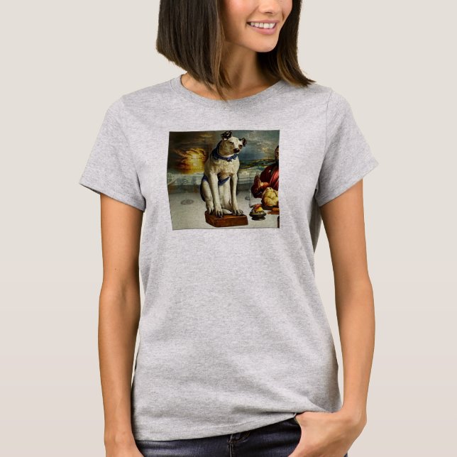 Nipper, The RCA Dog Last Supper T-Shirt (Front)
