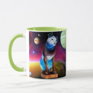 Nipper, The RCA Dog Outter Space & Galaxy Mug