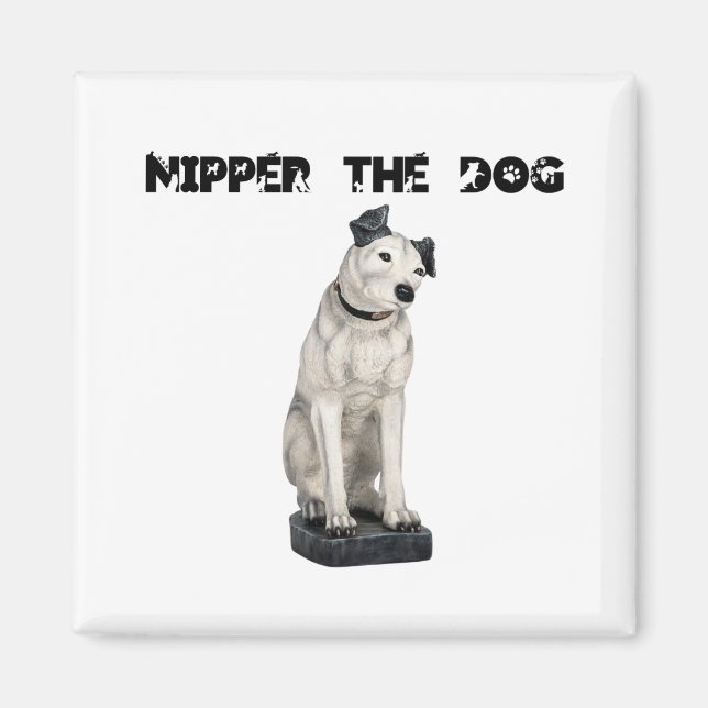 Nipper, The RCA Dog Signature Magnet (Front)