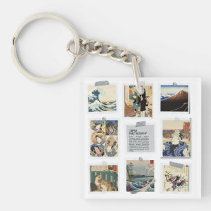 NIPPON Japanese Ukiyo-e Keychain