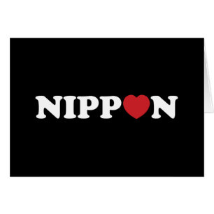 Nippon Love Heart Card