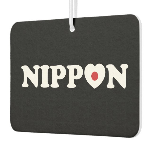 Nippon Love Heart Flag Air Freshener (Left)