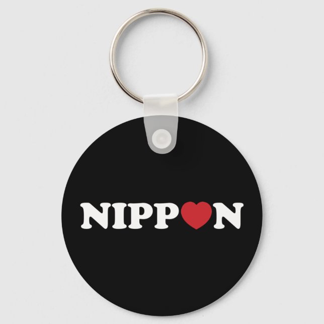 Nippon Love Heart Keychain (Front)