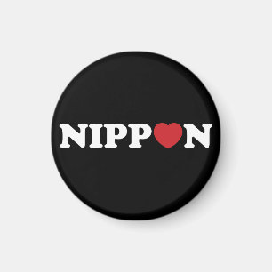 Nippon Love Heart Magnet