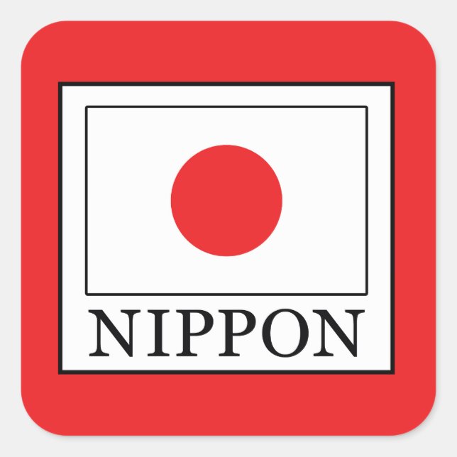 Nippon Square Sticker (Front)