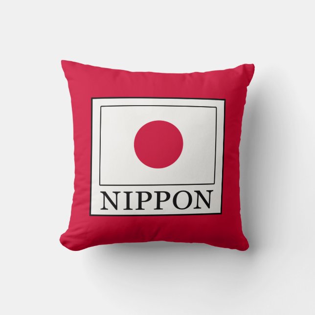 Nippon Throw Pillow (Front)