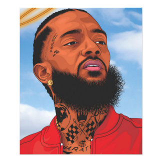 nipsey hussle photo print