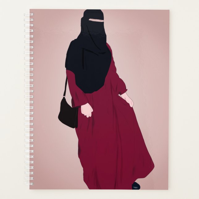 Niqab - Muslimah - Hijab tiré à la main - Hijab Gi (Devant)