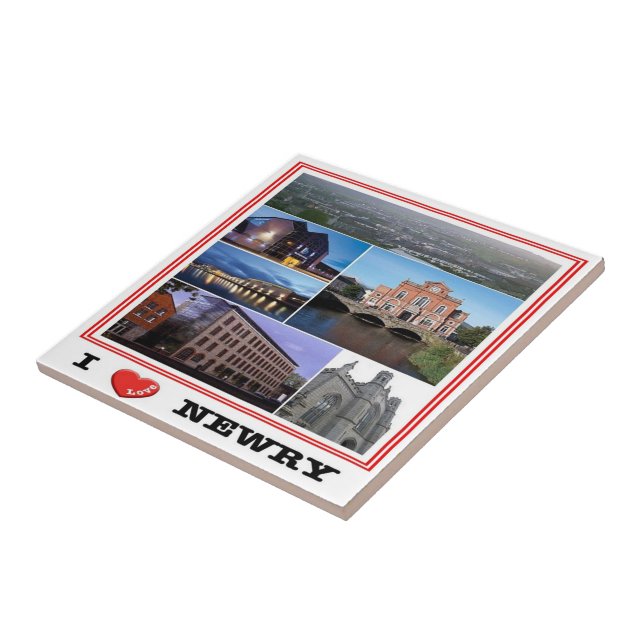 NIR013 NEWRY "I LOVE", Northern Ireland, Tile (Side)
