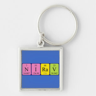 Nirav periodic table name keyring