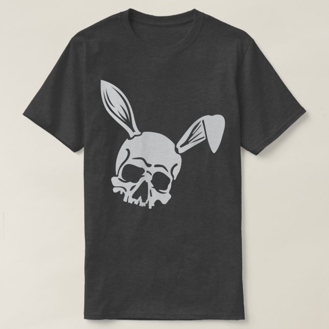 nirvana bunny Skeleton t-shirt T-Shirt (Design Front)