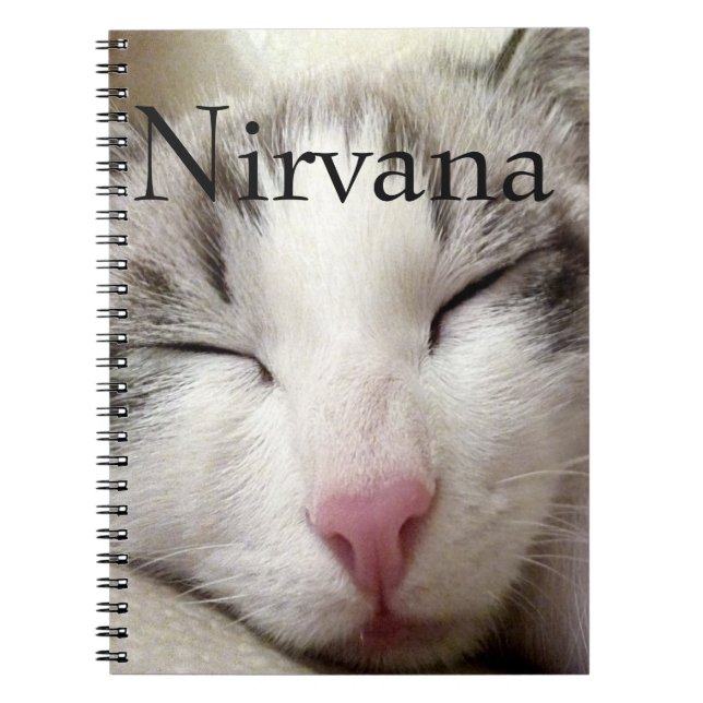 Nirvana Cat Notebook (Front)