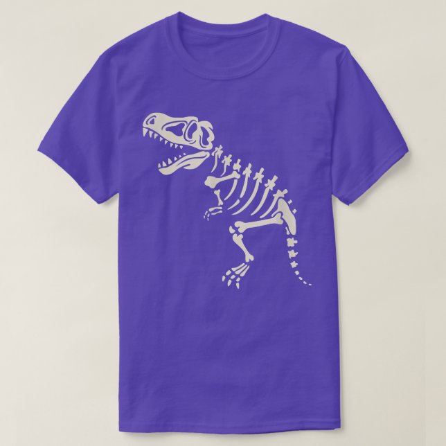 nirvana Dinosaur Skeleton  T-Shirt (Design Front)