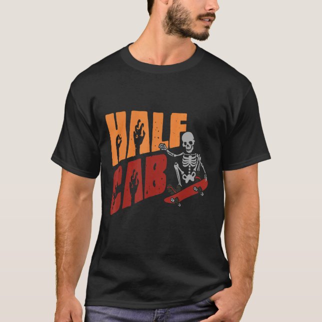 Nirvana half cab skateboard t-shirt (Front)