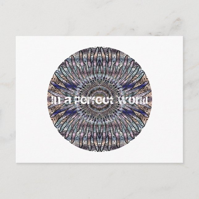 Nirvana .In a perfect world Post Card (Front)