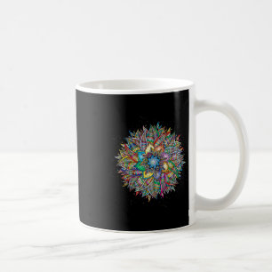 Nirvana Mandala Geometry Sacred Fractal Art Yoga M Coffee Mug