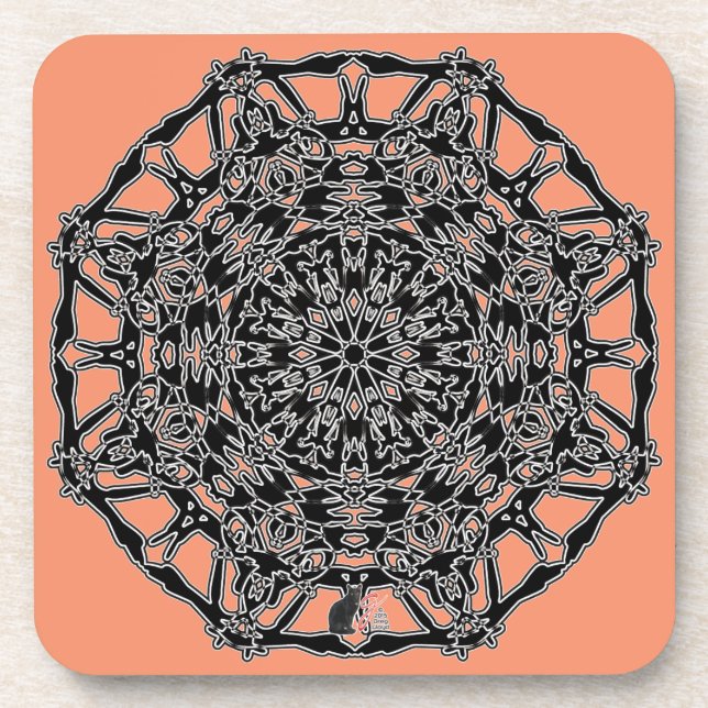 Nirvana Octa Glyph Dusk Coaster (Front)