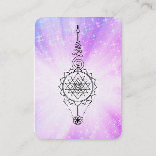 *~* Nirvana Reiki Energy Healing Rays  Sparkle Business Card