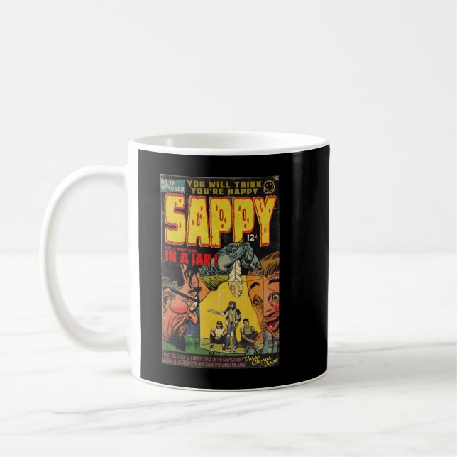 Nirvana - Sappy Comic Book Parody Classic Coffee Mug (Left)