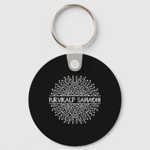 Nirvikalp Samadhi Mandala Sacred Fractal Geometry  Keychain