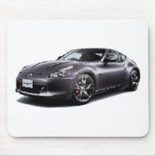 Nis 370Z coupe cracked Mouse Pad