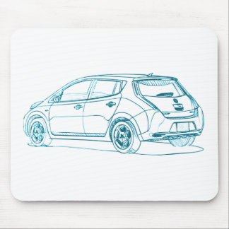 Nis Leaf EV6 2010 Mouse Pad