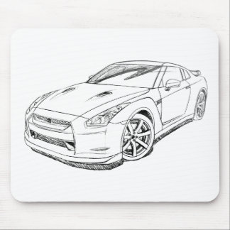 Nis Skyline GTR R35 Mouse Pad