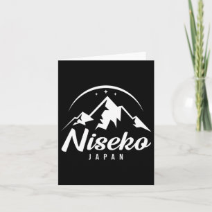 Niseko Japan Ski Resort Skiing Snowboarding  Card