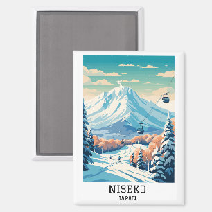 Niseko Japan Winter Travel  Magnet