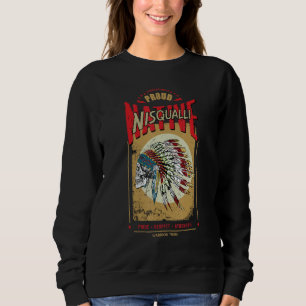 Nisqualli Native American Indian Warrior Tribe Pro Sweatshirt