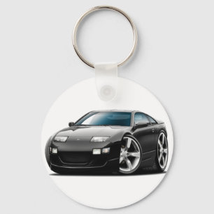 Nissan 300ZX Black Car Keychain