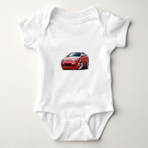 Nissan 300ZX Red Car Baby Bodysuit