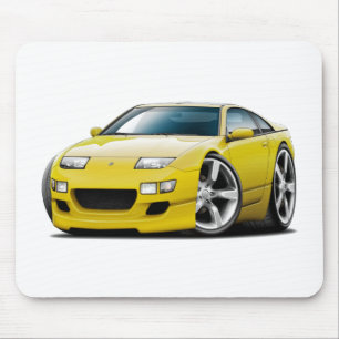 Nissan 300ZX Yellow Car Mouse Pad