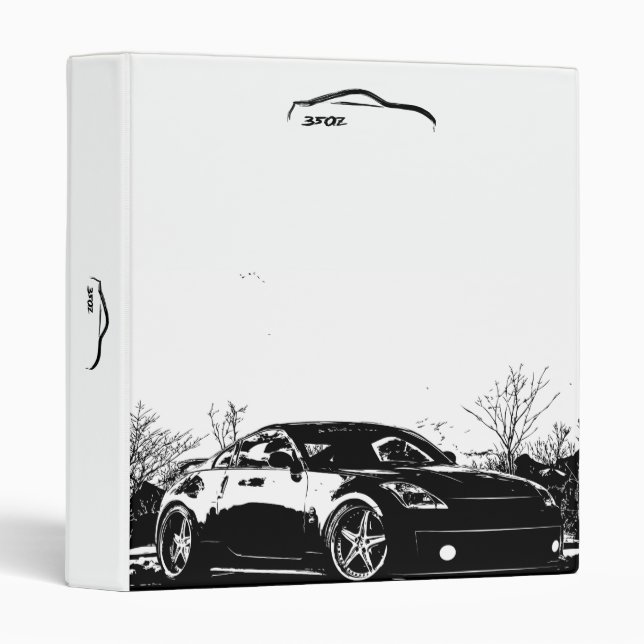 Nissan 350z  Folder - Binder (Front/Spine)