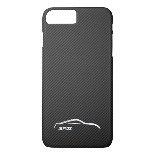 Nissan 350Z White Silhouette Logo Case-Mate iPhone Case (Back)