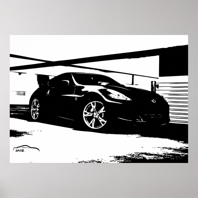 Nissan 370Z Roof Top Poster (Front)