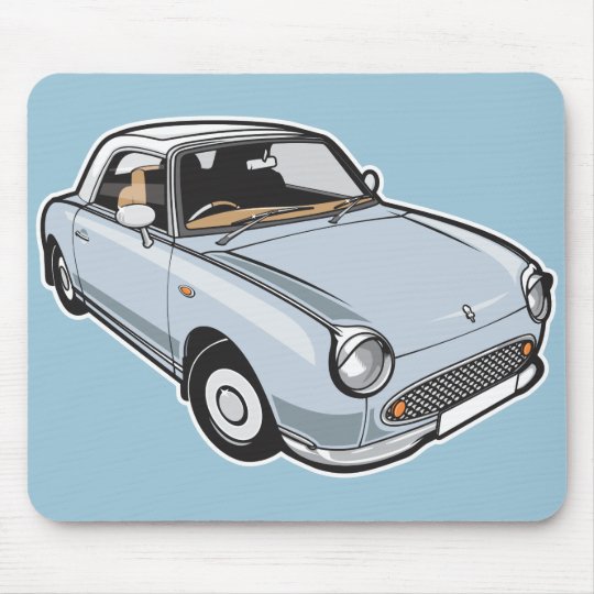 Nissan Figaro Pale Aqua Mouse Pad | Zazzle.ca