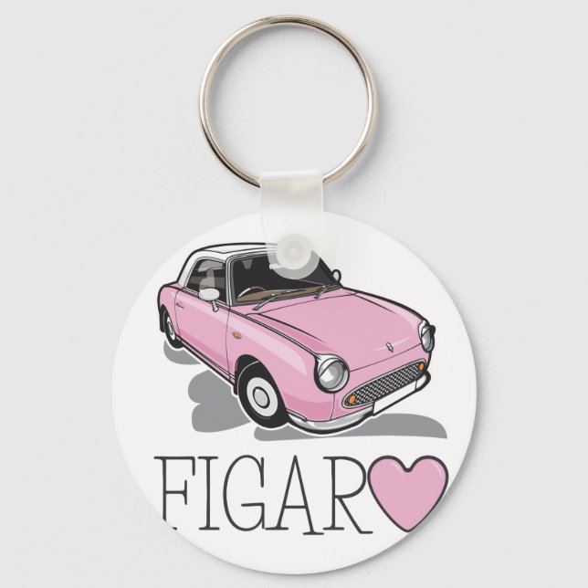 Nissan Figaro Pink Keychain (Front)