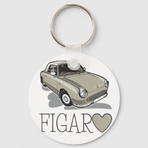 Nissan Figaro Topaz Mist Keychain