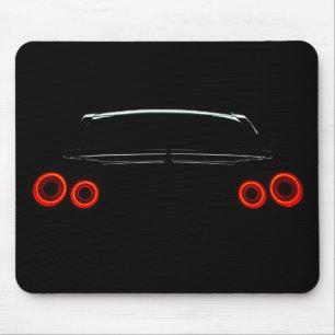 Nissan GT-R Rear Lights Mouse Pad