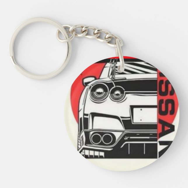 Nissan GTR R35, car,Acrylic keyring (Front)