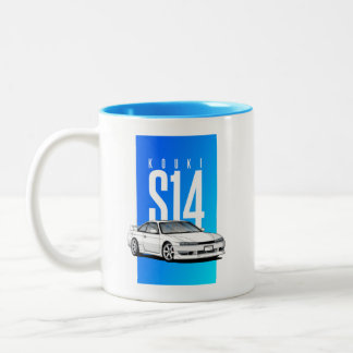 Nissan Silvia S14 Kouki 200sx Two-Tone Coffee Mug