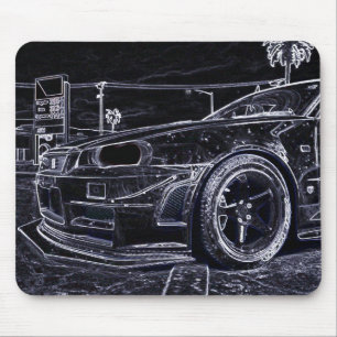 Nissan Skyline GT-R R34 Mouse Pad