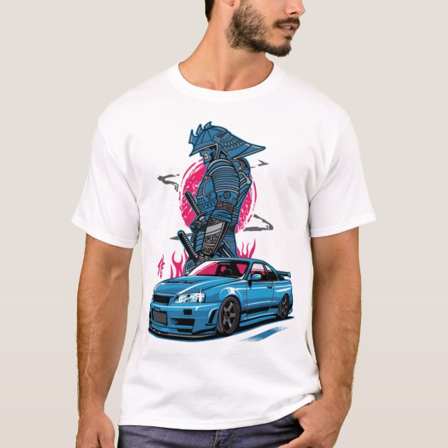 Nissan Skyline R34 T-ShirtNissan Skyline R34  T-Shirt (Front)