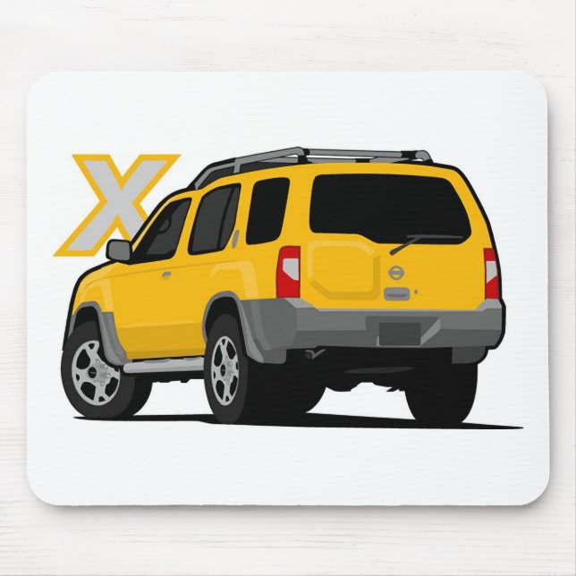 Nissan Xterra Yellow Mouse Pad (Front)